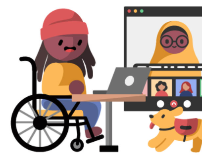 Disabled And Here Collection – photos and illustrations celebrating disabled Black, Indigenous, people of color (BIPOC)